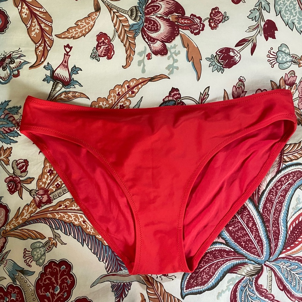 Aerie bikini bottom, L, red